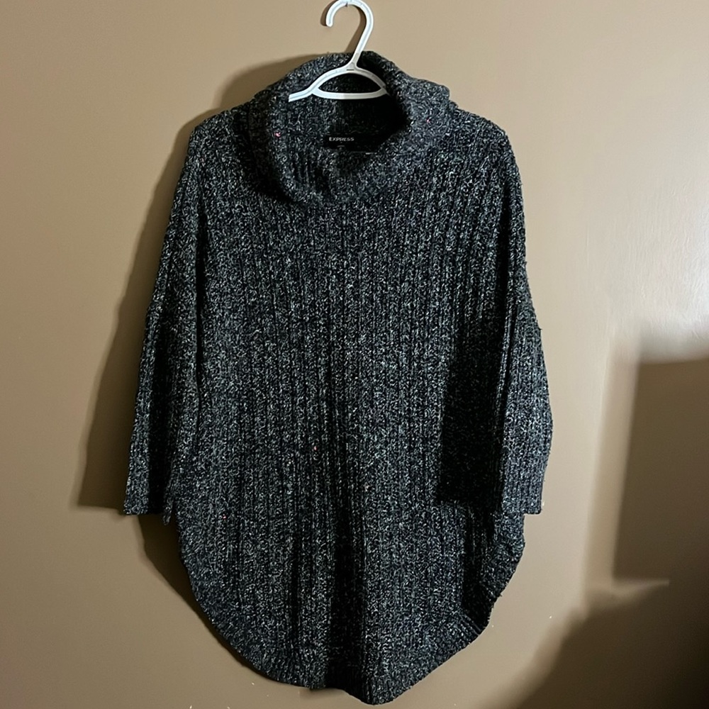 😄Long style sweater poncho style